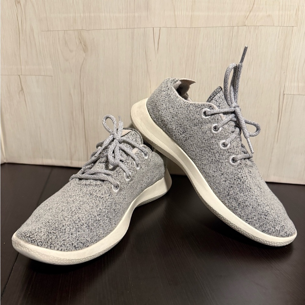 Allbirds Wool Runners Men’s 9 Dapple Gray Low Top Comfort Shoe Sneaker